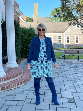 LULU-B NAVY LINEN JACKET LULU-B