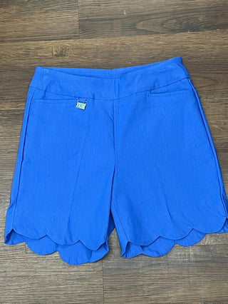 LULU-B BLU SCALLOP SHORTS LULU-B