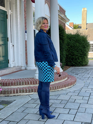 LULU-B NAVY LINEN JACKET LULU-B