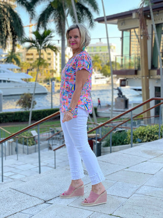 SAIL AWAY SHORT SLEEVE LULU-B