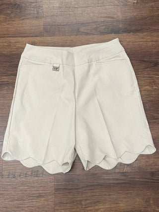 LULU-B STONE SCALLOP SHORTS LULU-B