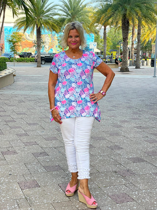 JELLY FISH SHORT SLEEVE TOP LULU-B