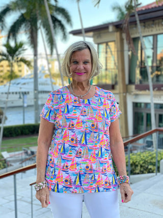 SAIL AWAY SHORT SLEEVE LULU-B