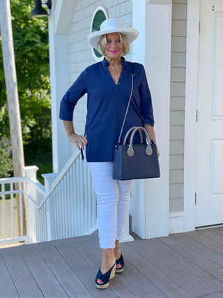NAVY TUNIC LULU-B