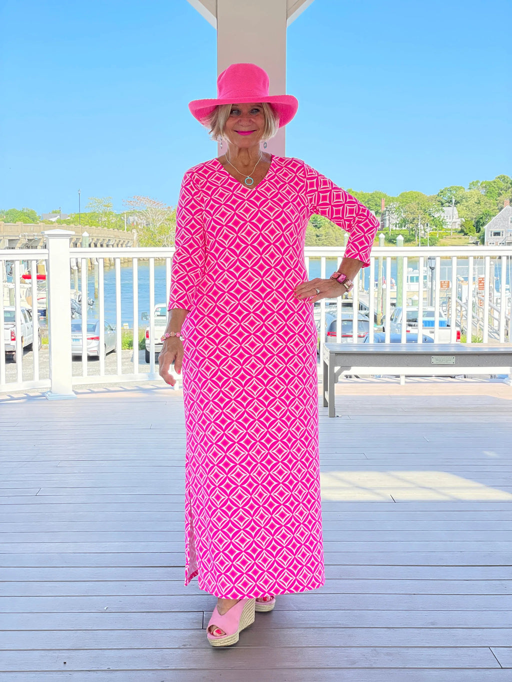 LULUB PINK DIAMONDS ELBOW MAXI Cathys Place