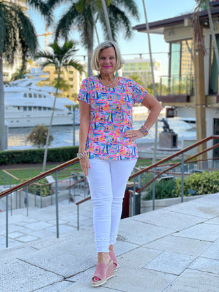 SAIL AWAY SHORT SLEEVE LULU-B