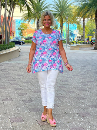 JELLY FISH SHORT SLEEVE TOP LULU-B
