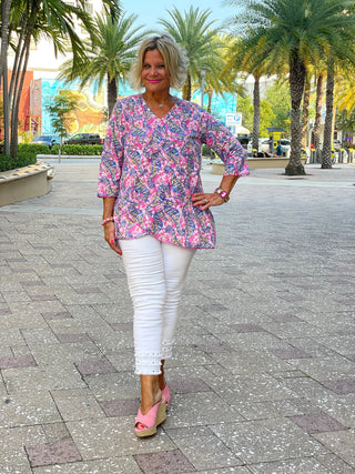 SEAHORSE ASYMMETRIC TOP LULU-B