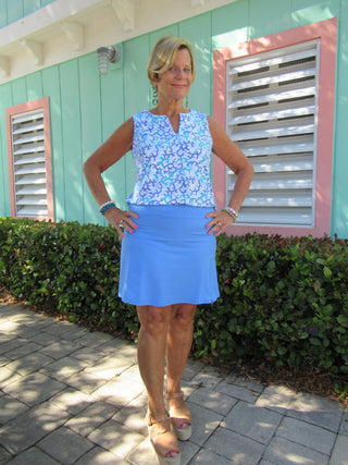 PERIWINKLE  SKORT - Cathys Place