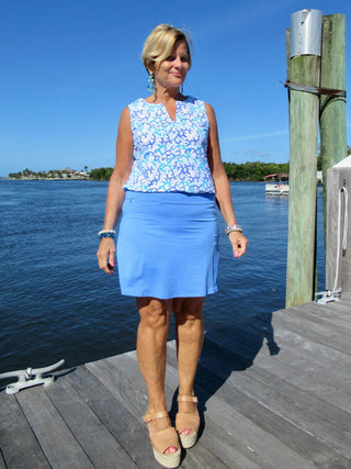 PERIWINKLE  SKORT - Cathys Place