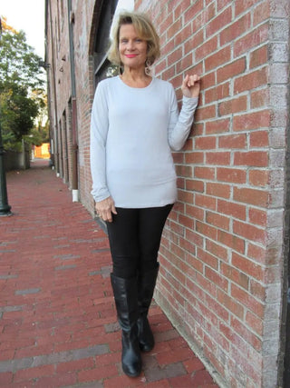 BASE LAYER SILVER TOP - Cathys Place