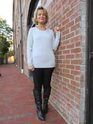 BASE LAYER SILVER TOP - Cathys Place