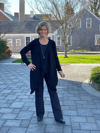 BLACK PALAZZO PANTS - Cathys Place