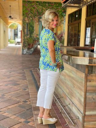 UNDER THE PALM TREE SHORT SLEEVE - Cathys Place