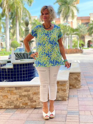 UNDER THE PALM TREE SHORT SLEEVE - Cathys Place