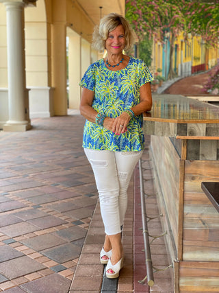UNDER THE PALM TREE SHORT SLEEVE - Cathys Place