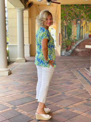 UNDER THE PALM TREE SHORT SLEEVE - Cathys Place