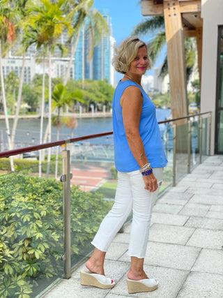 TAILORED PERRI V-NECK - Cathys Place