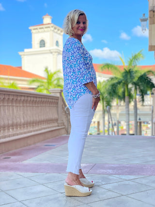 AQUA REEF ASYMMETRIC TOP - Cathys Place