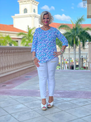 AQUA REEF ASYMMETRIC TOP - Cathys Place