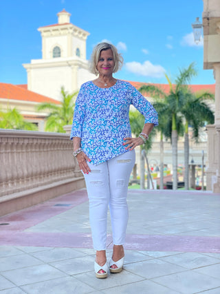 AQUA REEF ASYMMETRIC TOP - Cathys Place