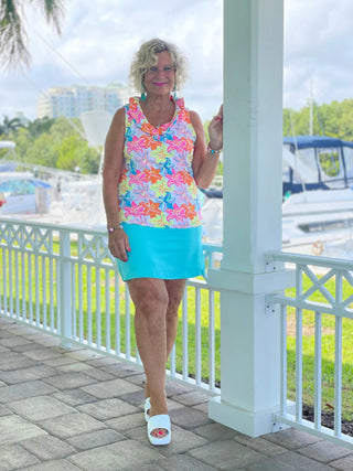 SEAFOAM  SKORT - Cathys Place