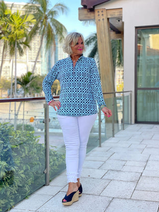 SERENA BLUE ZIPPER - Cathys Place