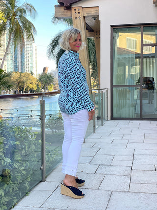 SERENA BLUE ZIPPER - Cathys Place