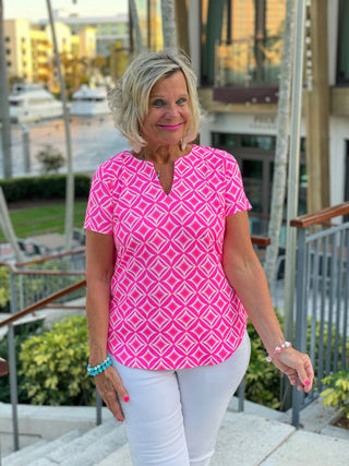 PINK DIAMONDS SHORT SLEEVE - Cathys Place