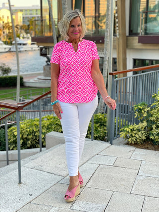 PINK DIAMONDS SHORT SLEEVE - Cathys Place