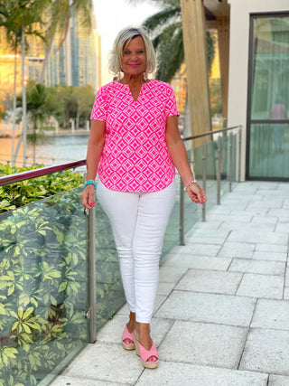 PINK DIAMONDS SHORT SLEEVE - Cathys Place