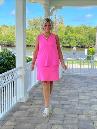 HOT PINK SKORT - Cathys Place