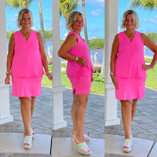 HOT PINK SKORT - Cathys Place
