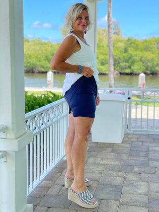 NAVY SKORT - Cathys Place