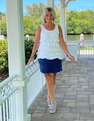 NAVY SKORT - Cathys Place
