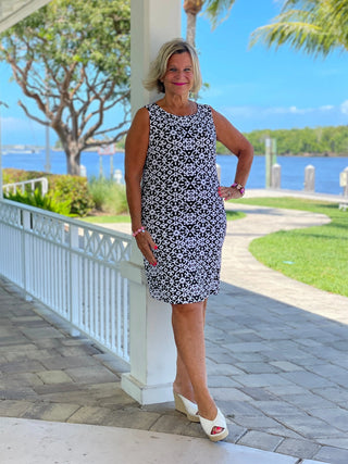 NAPLES DAY SHIFT DRESS - Cathys Place