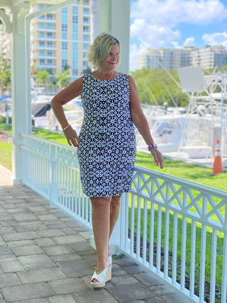 NAPLES DAY SHIFT DRESS - Cathys Place