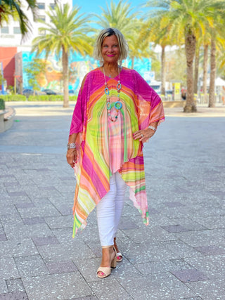 ZIG ZAG SPLASH TUNIC KOKOMO