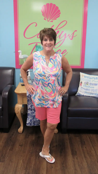 CORAL BERMUDA SHORT 10" INSEAM - Cathys Place