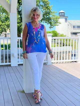 BLUE MARINE SWEATER TANK ETHYL JEANS