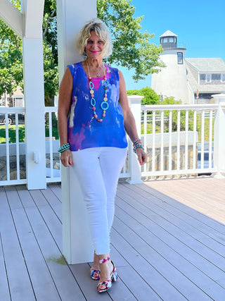 BLUE MARINE SWEATER TANK ETHYL JEANS