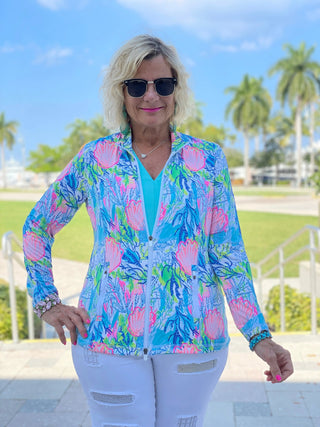 SEASHELL BEACH FULL ZIPPER - Cathys Place