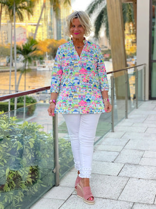 TIKI ESCAPE TUNIC LULU-B