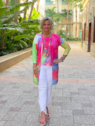 TROPICAL DREAM CARDIGAN ETHYL JEANS