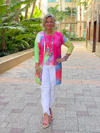 TROPICAL DREAM CARDIGAN ETHYL JEANS