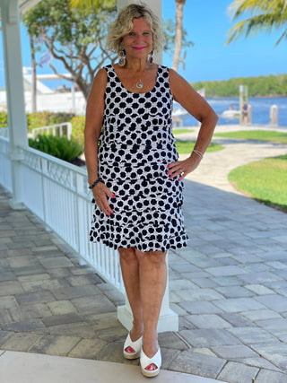 TINSLEY LAYERED RUFFLE DRESS - Cathys Place