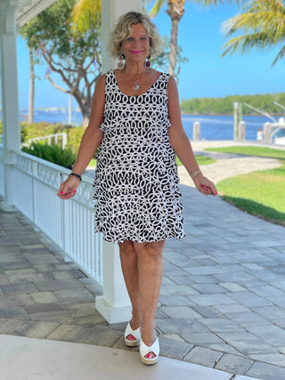 SANDBAR LAYERED RUFFLE DRESS - Cathys Place