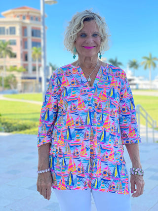 SAIL AWAY TUNIC - Cathys Place