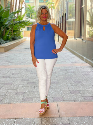 BLU  KEYHOLE TOP FINAL SALE LULU-B