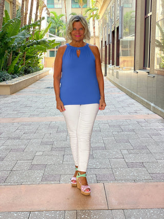 BLU  KEYHOLE TOP FINAL SALE LULU-B